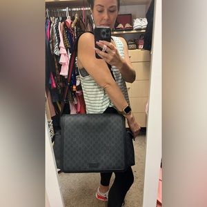 Gucci Supreme diaper bag. Only used a handful of times. Like new condition.